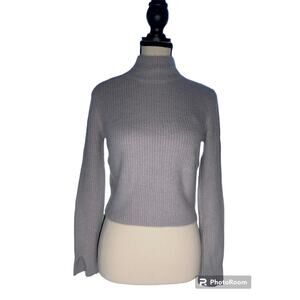 OLIVACEOUS Gray Knit Sweater Sz M